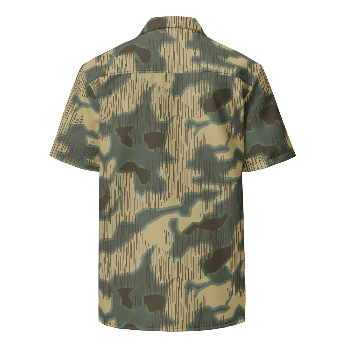German Splittermuster Multi-terrain CAMO Unisex Short-Sleeve Button Shirt