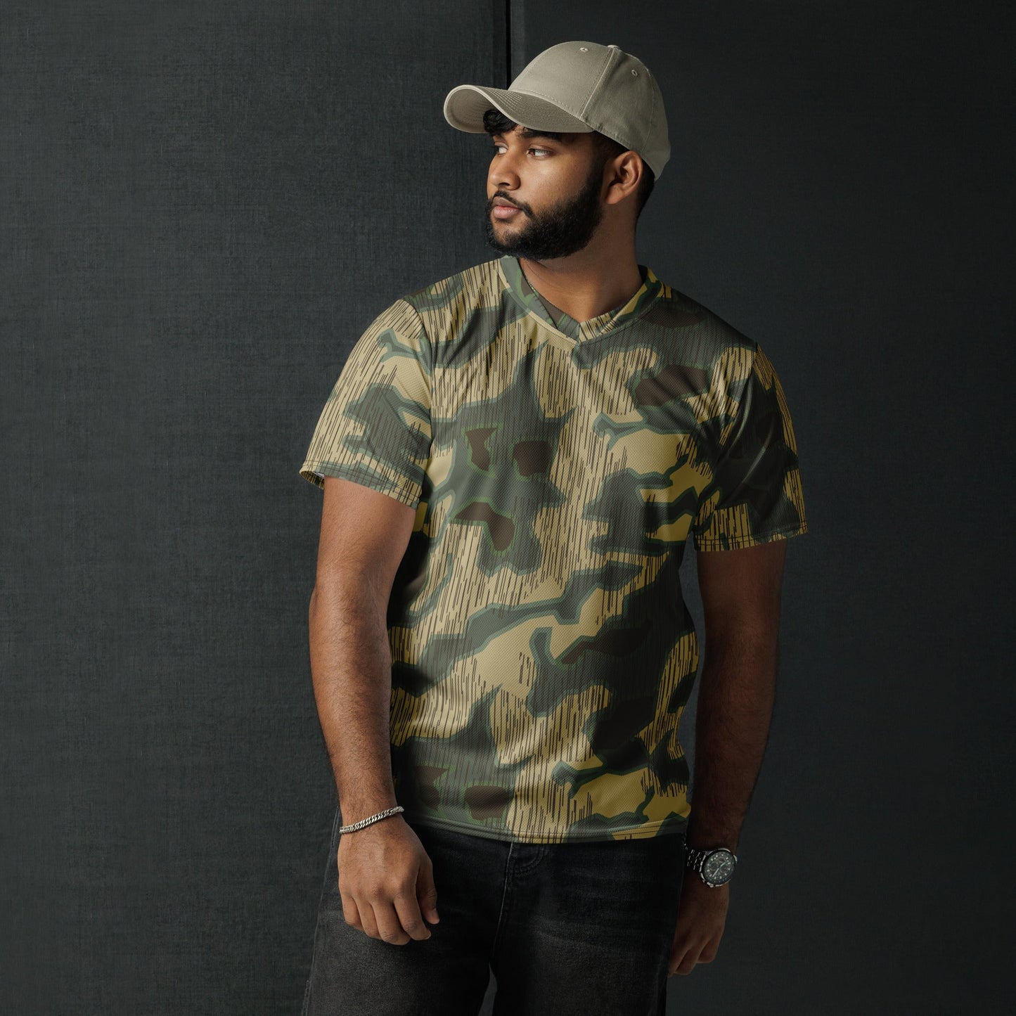 German Splittermuster Multi-terrain CAMO Unisex Sports Jersey
