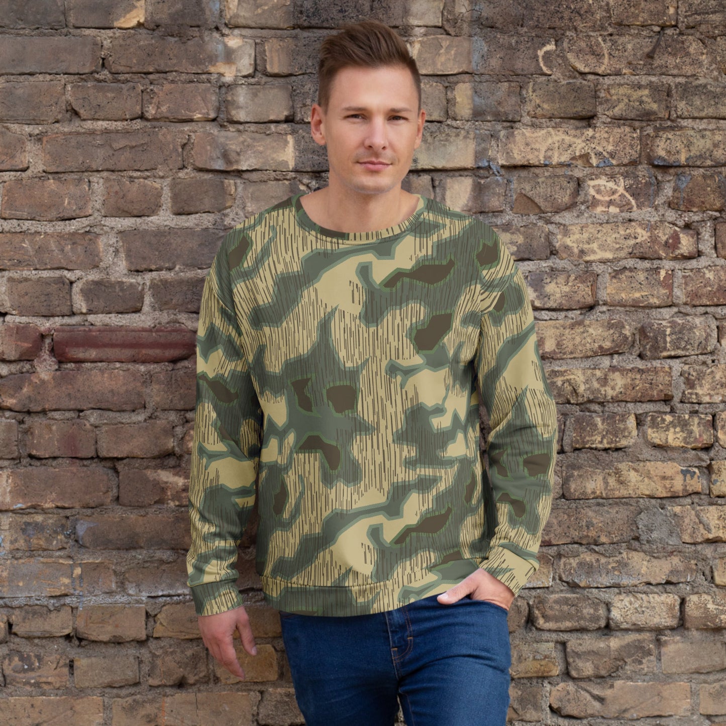 German Splittermuster Multi-terrain CAMO Unisex Sweatshirt - 2XS - Sweatshirts