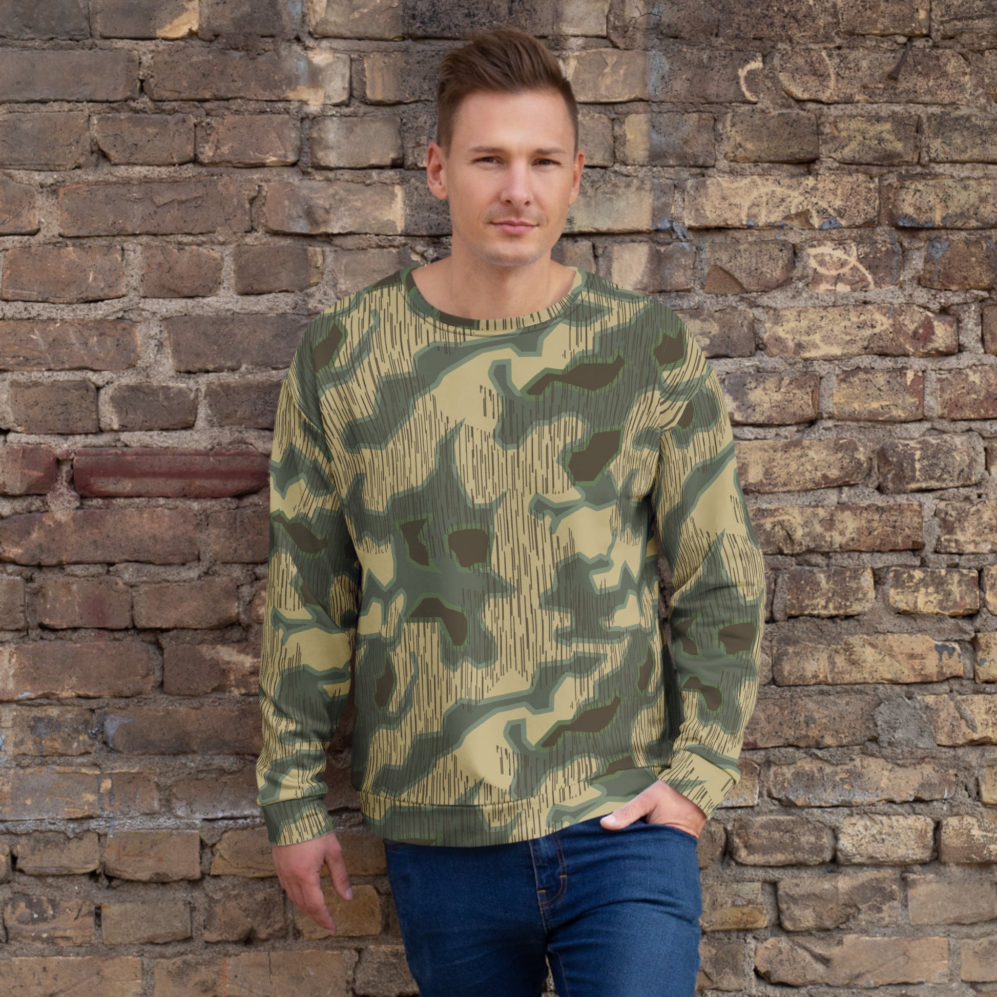 German Splittermuster Multi-terrain CAMO Unisex Sweatshirt - 2XS - Sweatshirts