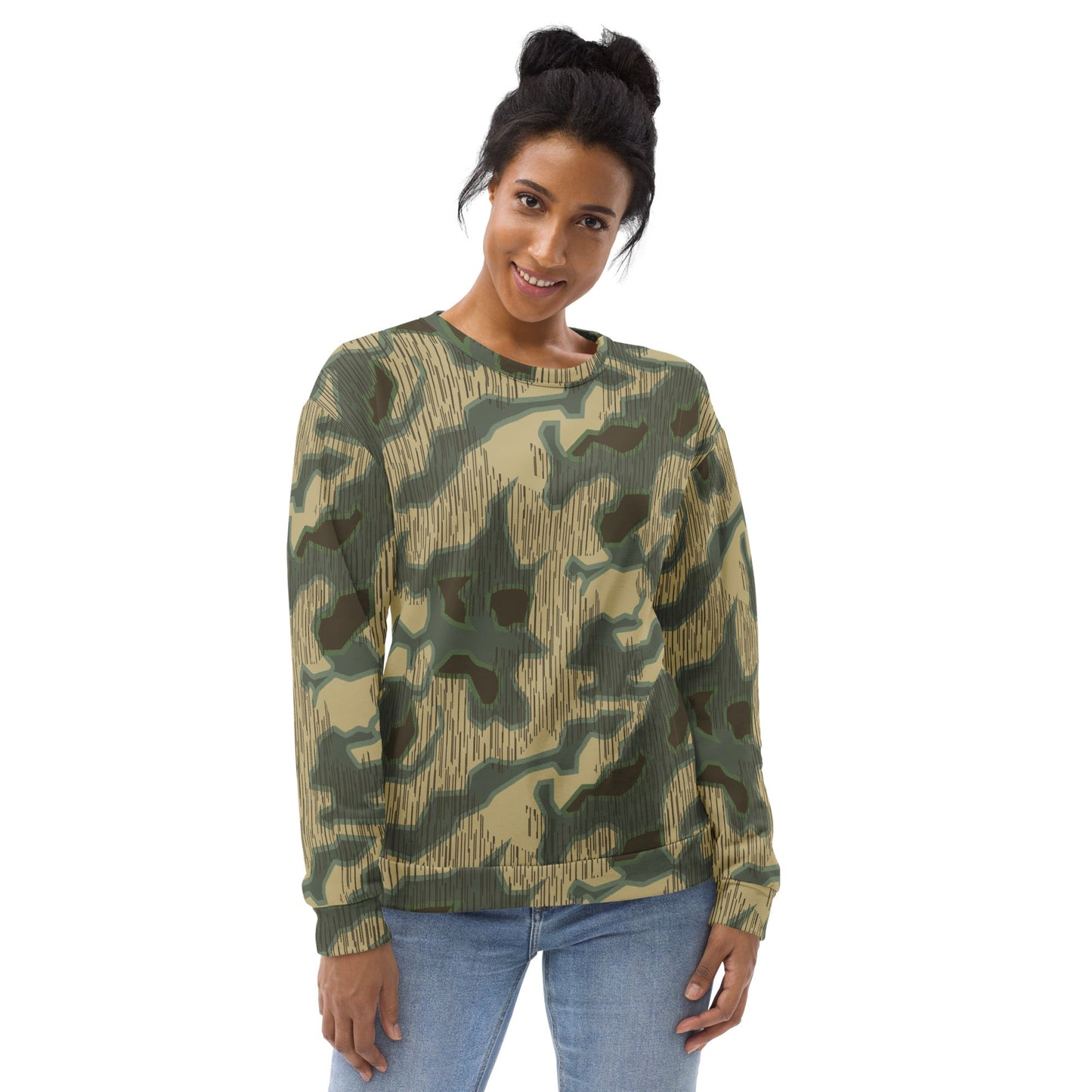 German Splittermuster Multi-terrain CAMO Unisex Sweatshirt - Sweatshirts