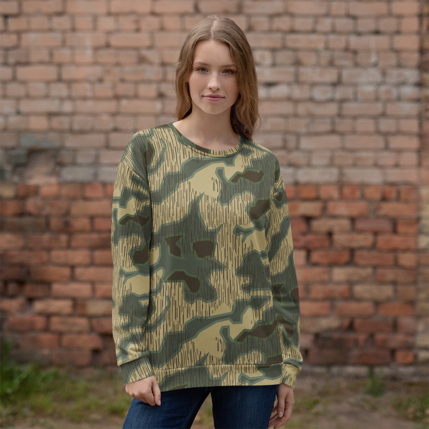 German Splittermuster Multi-terrain CAMO Unisex Sweatshirt - Sweatshirts