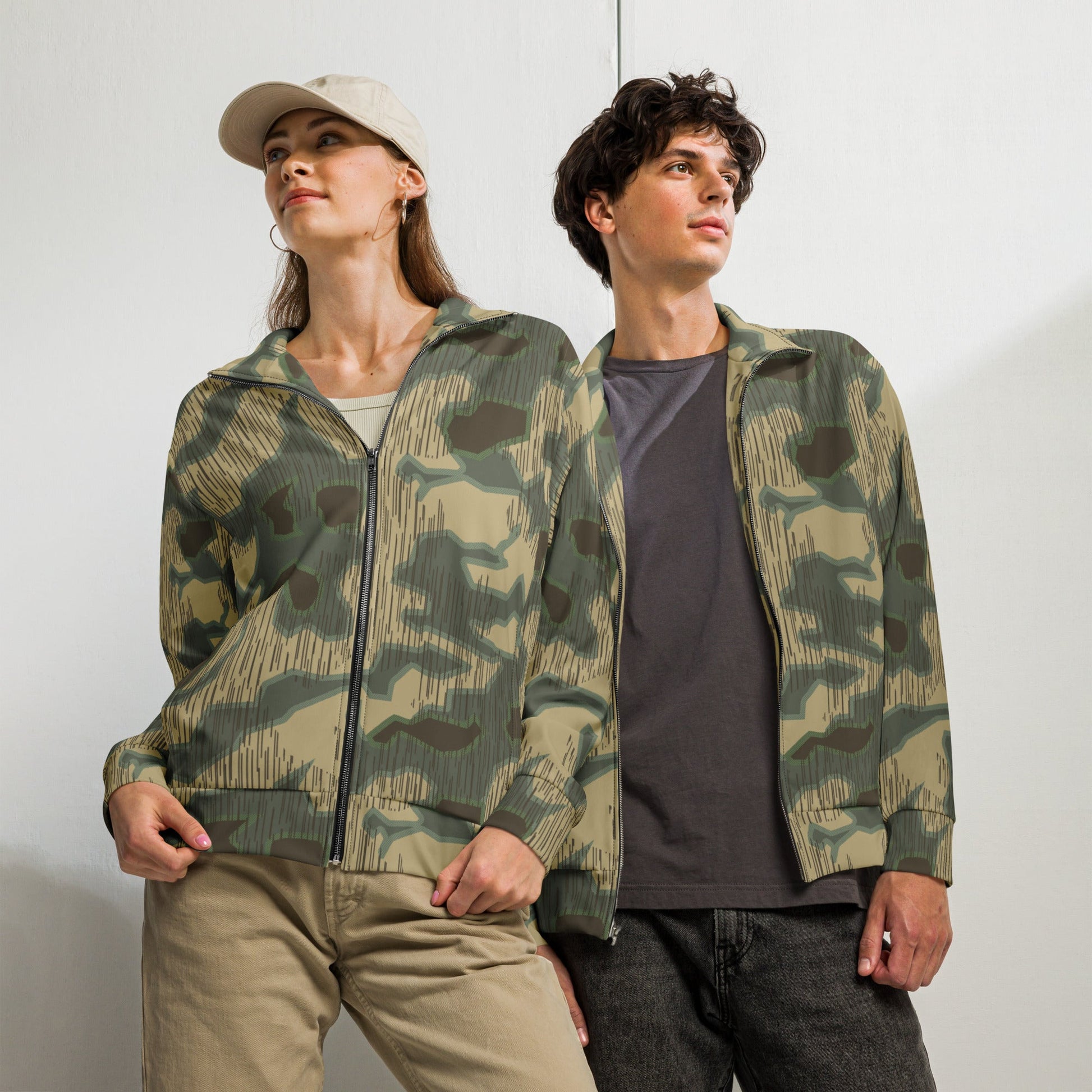 German Splittermuster Multi-terrain CAMO Unisex track jacket - 2XS - Track Jackets