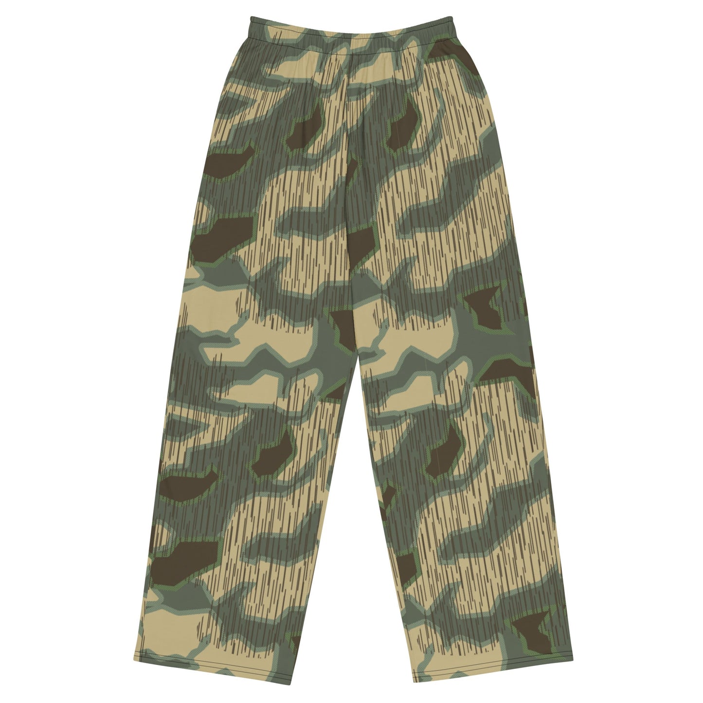 German Splittermuster Multi-terrain CAMO unisex wide-leg pants - 2XS - Wide-leg Pants