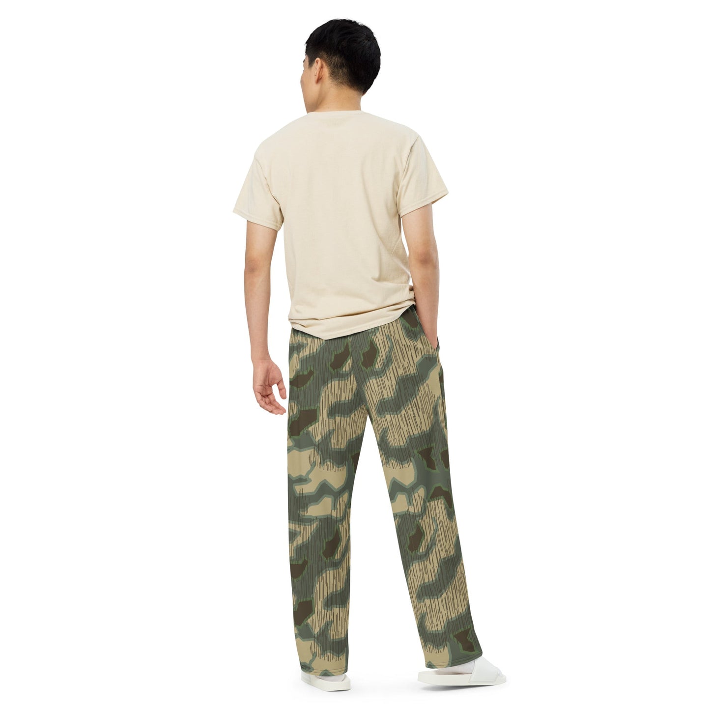 German Splittermuster Multi-terrain CAMO unisex wide-leg pants - Wide-leg Pants
