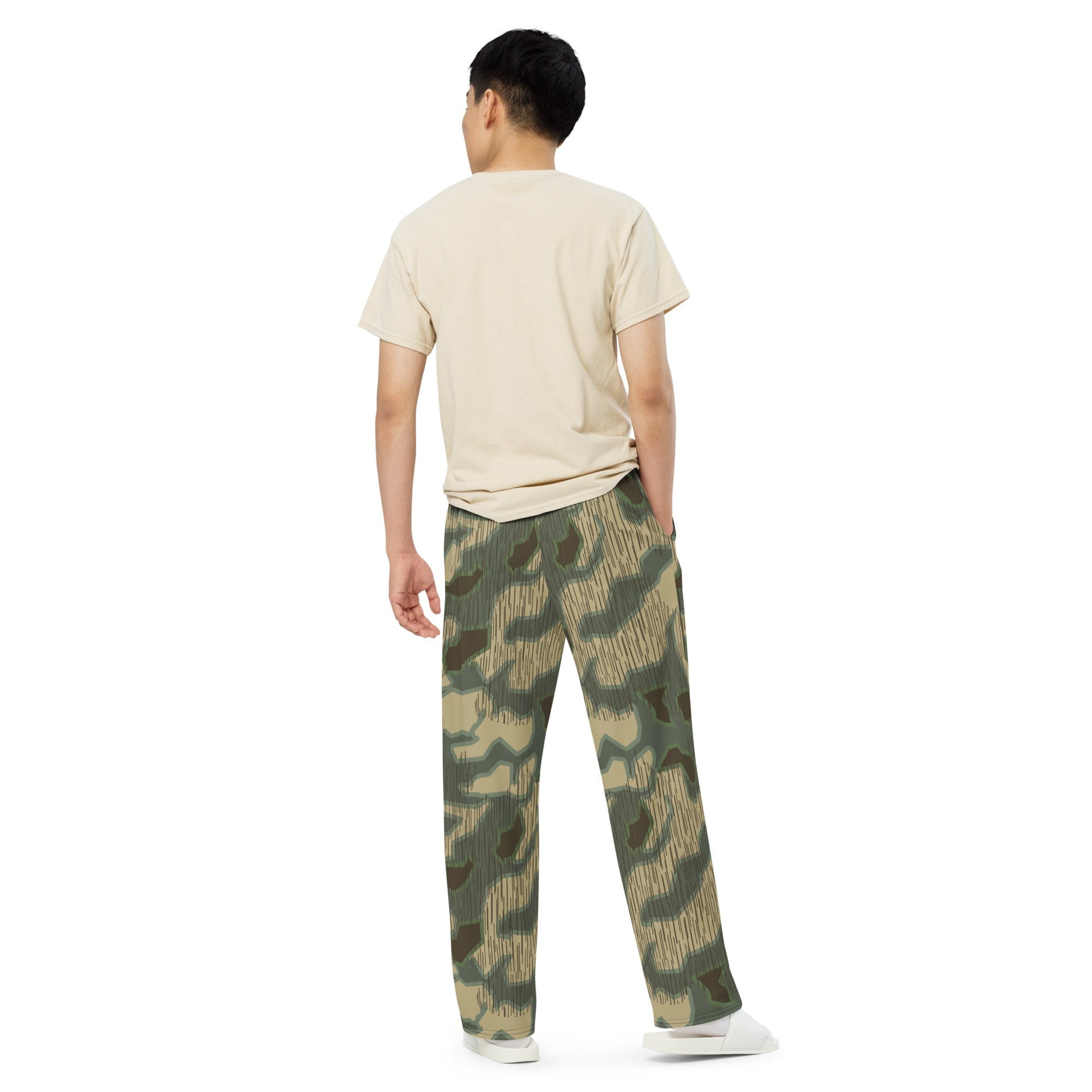 German Splittermuster Multi-terrain CAMO unisex wide-leg pants - Wide-leg Pants