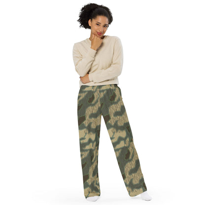German Splittermuster Multi-terrain CAMO unisex wide-leg pants - Wide-leg Pants