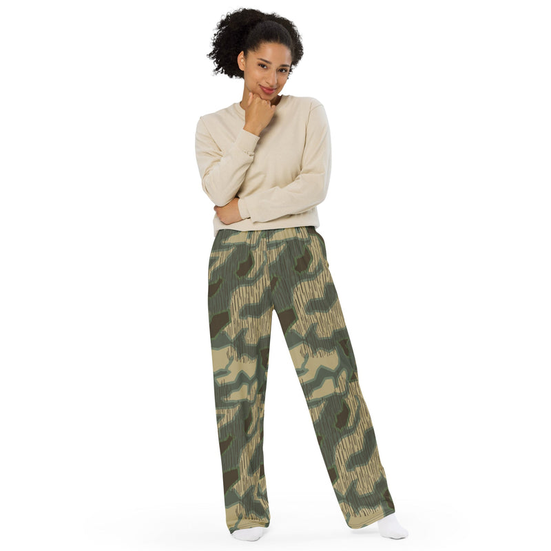 Splittermuster Multi-terrain CAMO Unisex Wide-Leg Leisure Pants - Pant