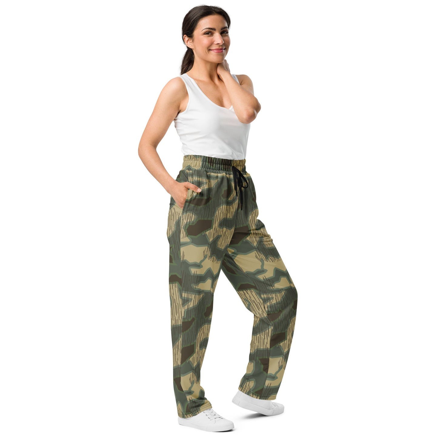 German Splittermuster Multi-terrain CAMO Wide-leg joggers - Joggers
