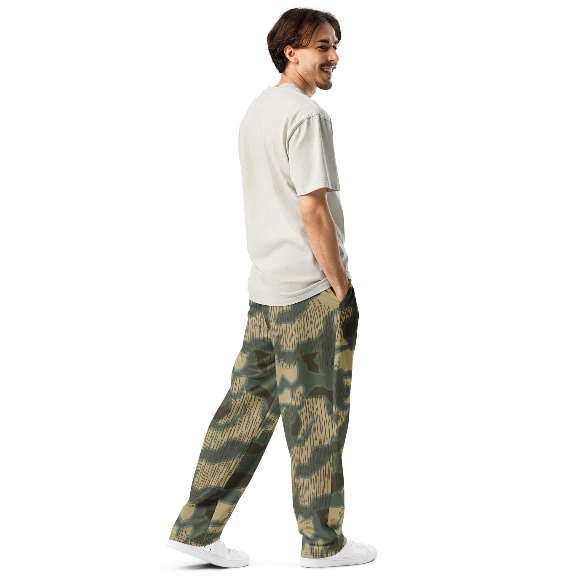 German Splittermuster Multi-terrain CAMO Wide-leg joggers - Joggers