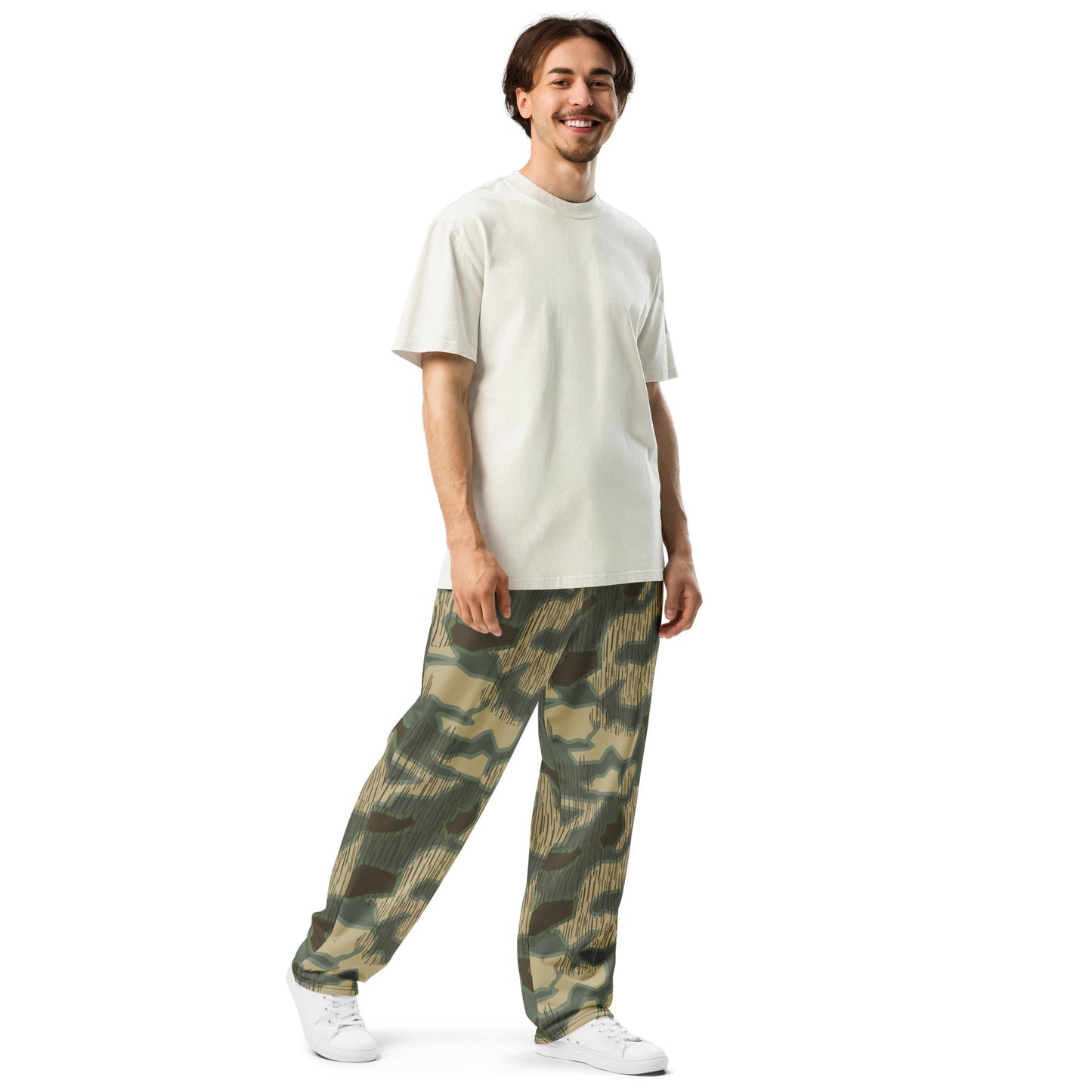 German Splittermuster Multi-terrain CAMO Wide-leg joggers - Joggers