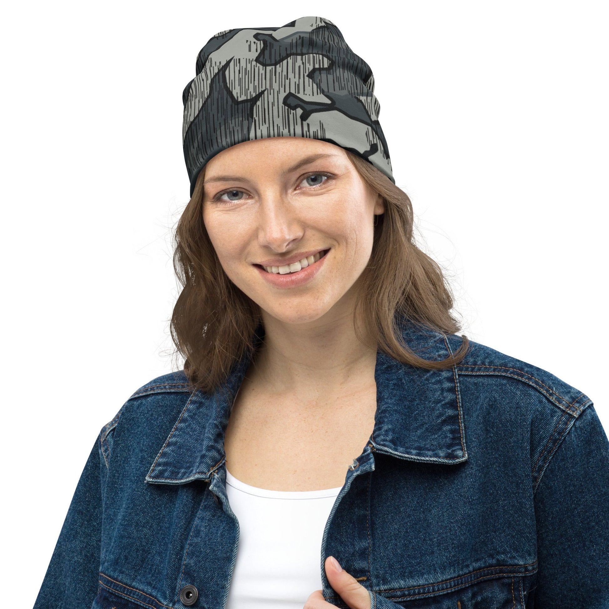 German Splittermuster Urban CAMO Beanie