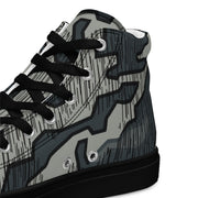 Splittermuster Urban CAMO Mens High-Top Canvas Shoes