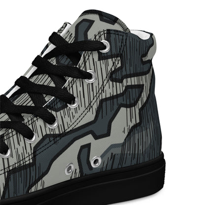 German Splittermuster Urban CAMO Mens High-Top Canvas Shoes