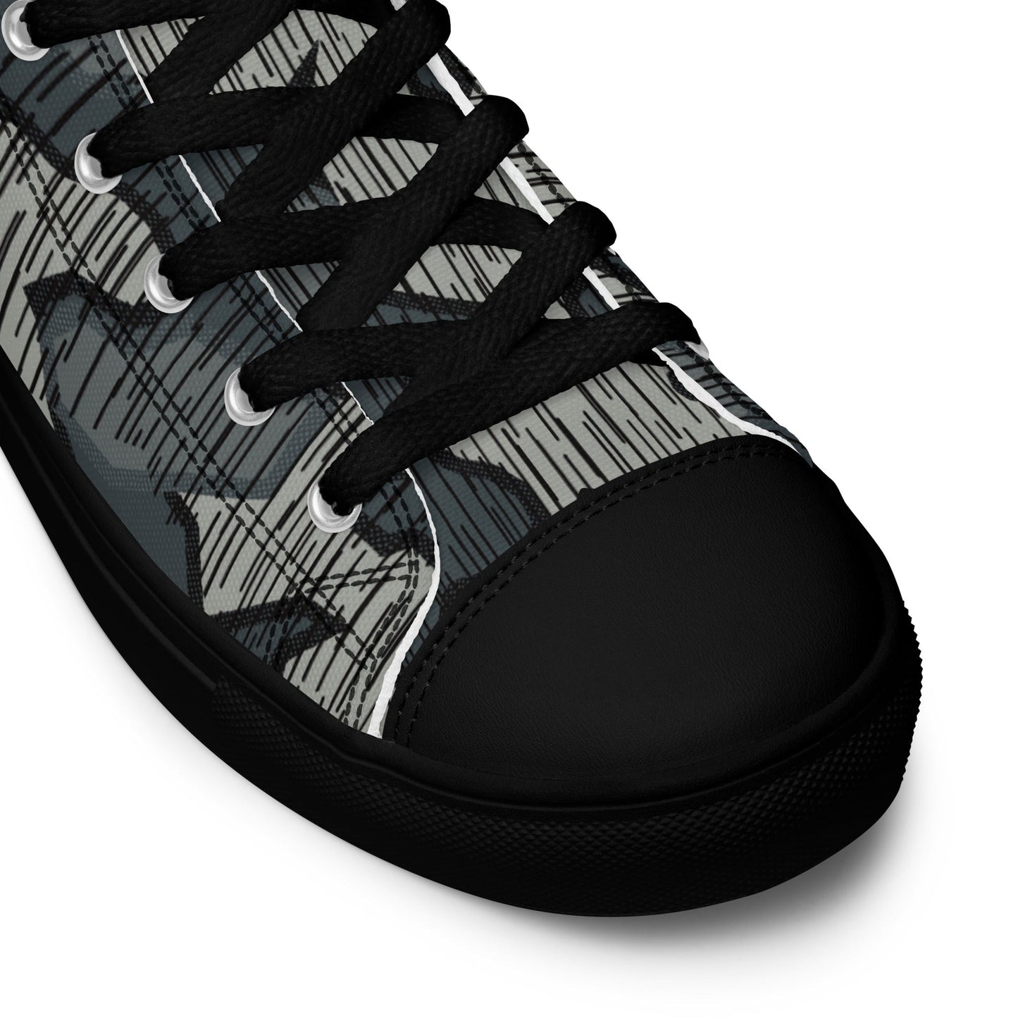 German Splittermuster Urban CAMO Mens High-Top Canvas Shoes