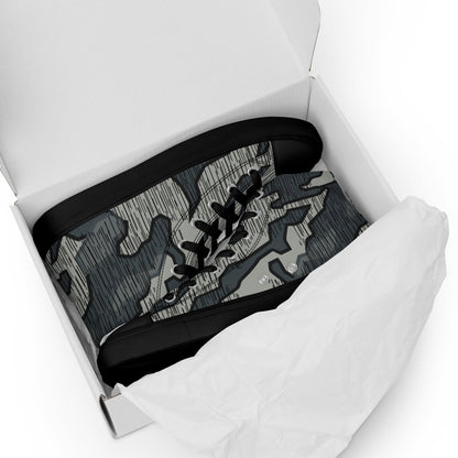 German Splittermuster Urban CAMO Mens High-Top Canvas Shoes