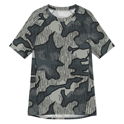 German Splittermuster Urban CAMO Mens Short-Sleeve Rash Guard - 2XS - Short-sleeve Guards