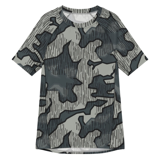 German Splittermuster Urban CAMO Mens Short-Sleeve Rash Guard - 2XS - Short-sleeve Guards