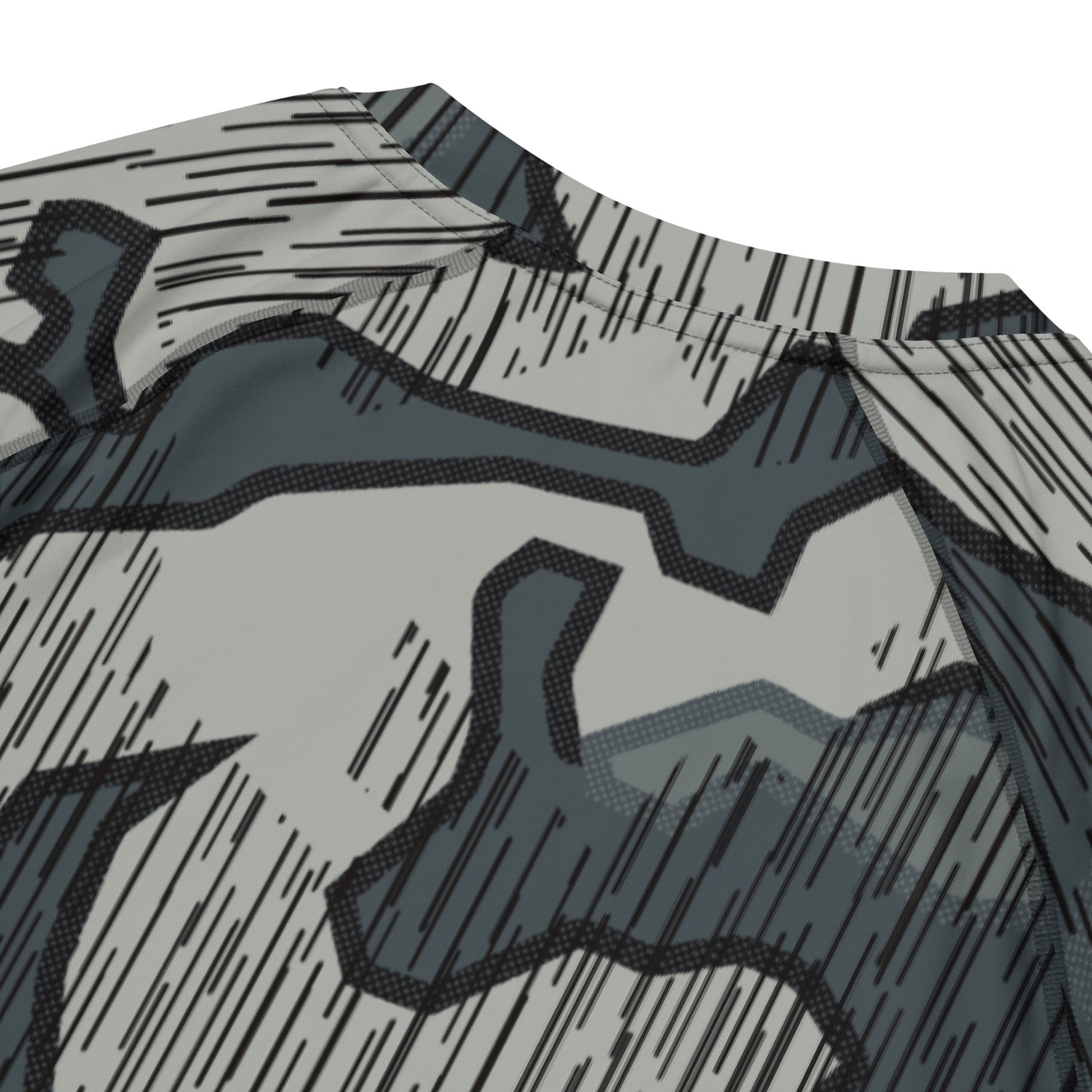 German Splittermuster Urban CAMO Mens Short-Sleeve Rash Guard - Short-sleeve Guards