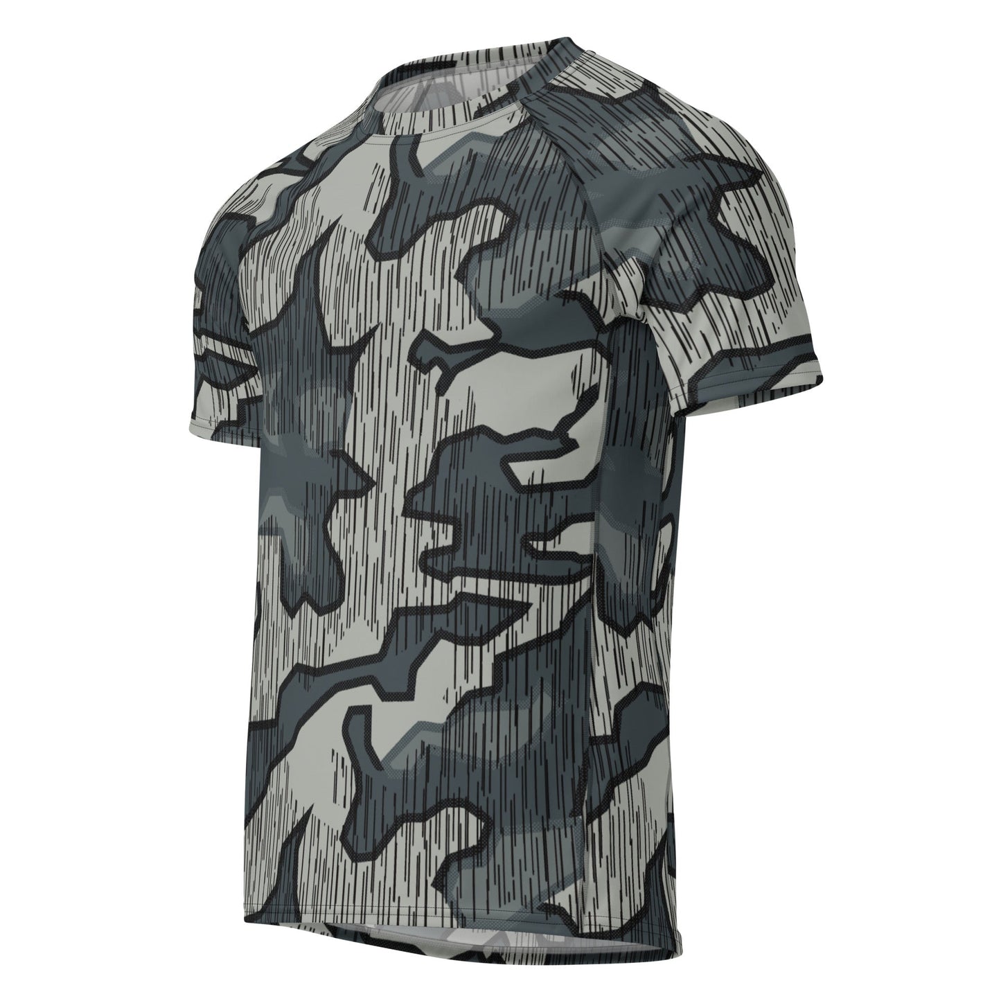 German Splittermuster Urban CAMO Mens Short-Sleeve Rash Guard - Short-sleeve Guards