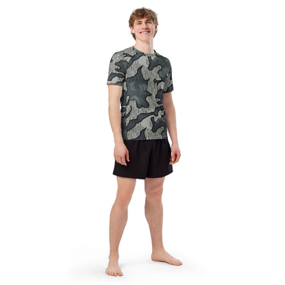 German Splittermuster Urban CAMO Mens Short-Sleeve Rash Guard - Short-sleeve Guards