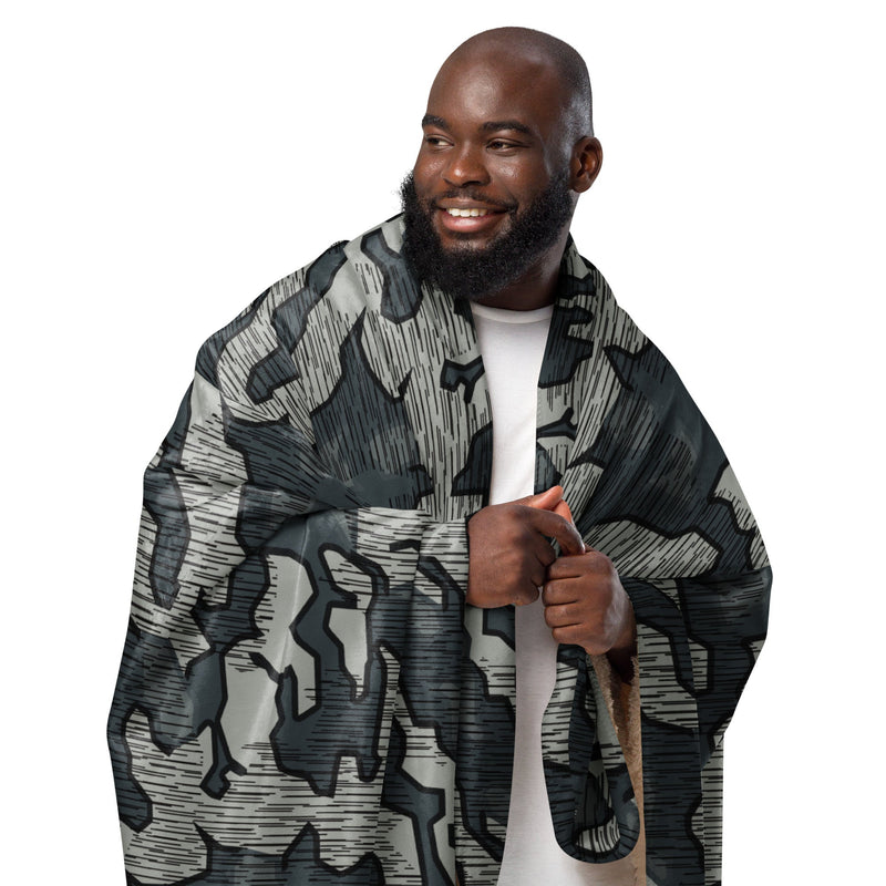 Splittermuster Urban CAMO Sherpa Blanket