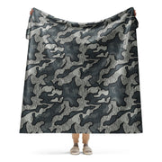 Splittermuster Urban CAMO Sherpa Blanket - 60″×80″
