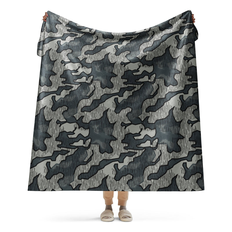 Splittermuster Urban CAMO Sherpa Blanket - 60″×80″