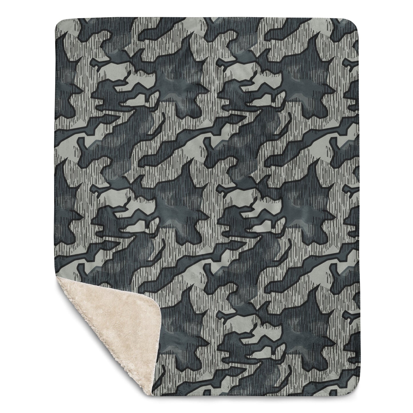 German Splittermuster Urban CAMO Sherpa blanket - Blankets