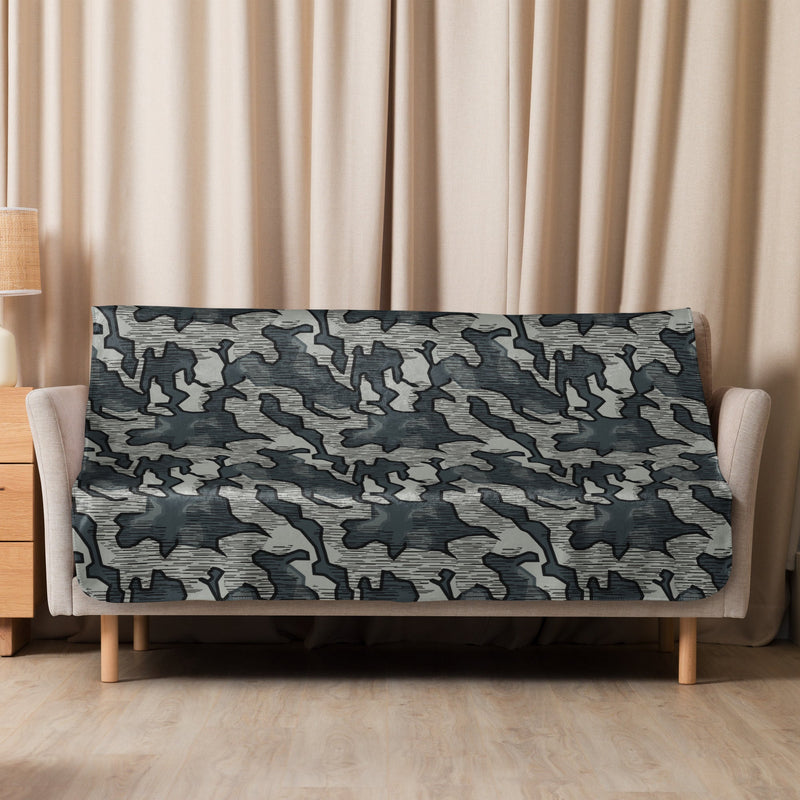 Splittermuster Urban CAMO Sherpa Blanket