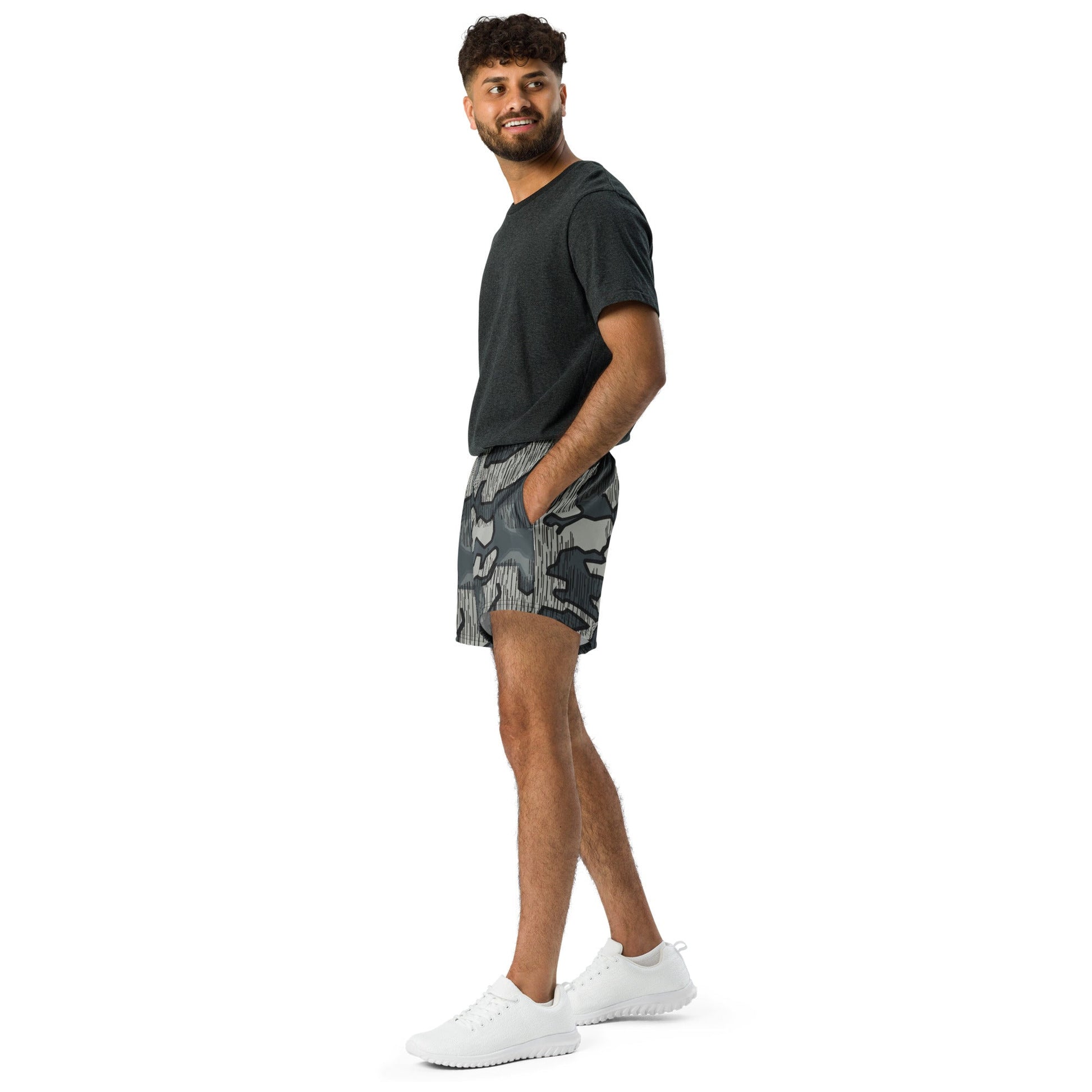 German Splittermuster Urban CAMO Unisex Athletic Shorts