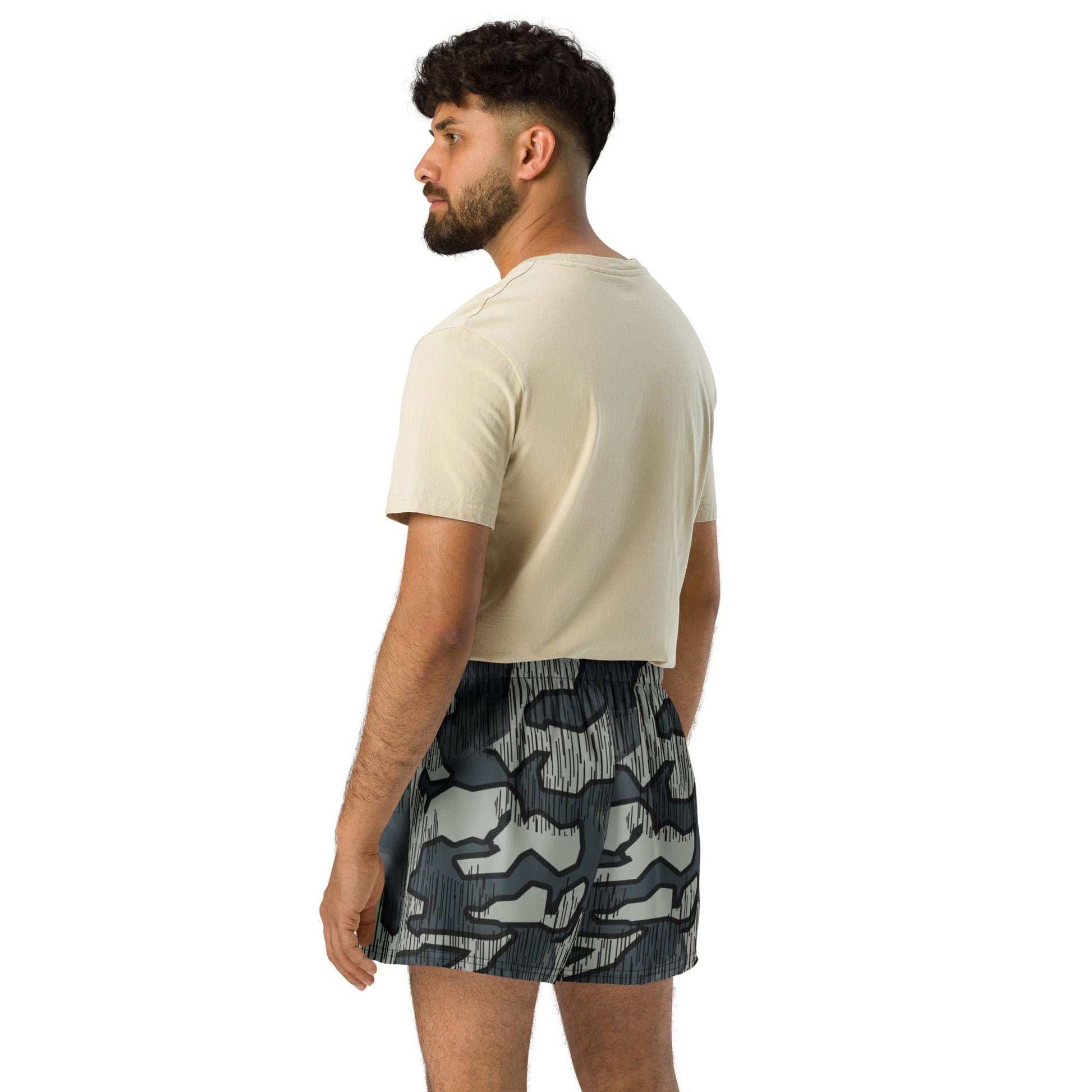 German Splittermuster Urban CAMO Unisex Athletic Shorts