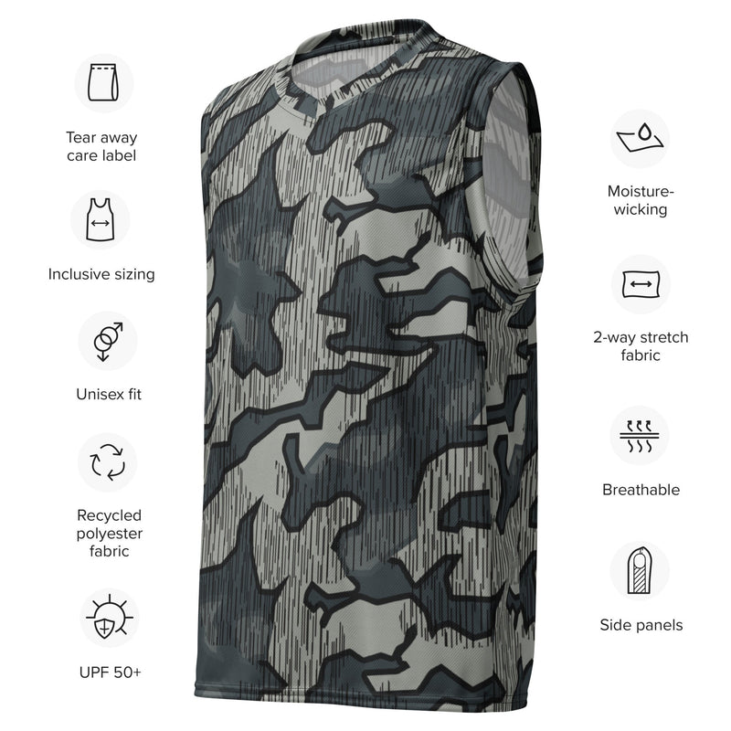 Splittermuster Urban CAMO Unisex Basketball Jersey