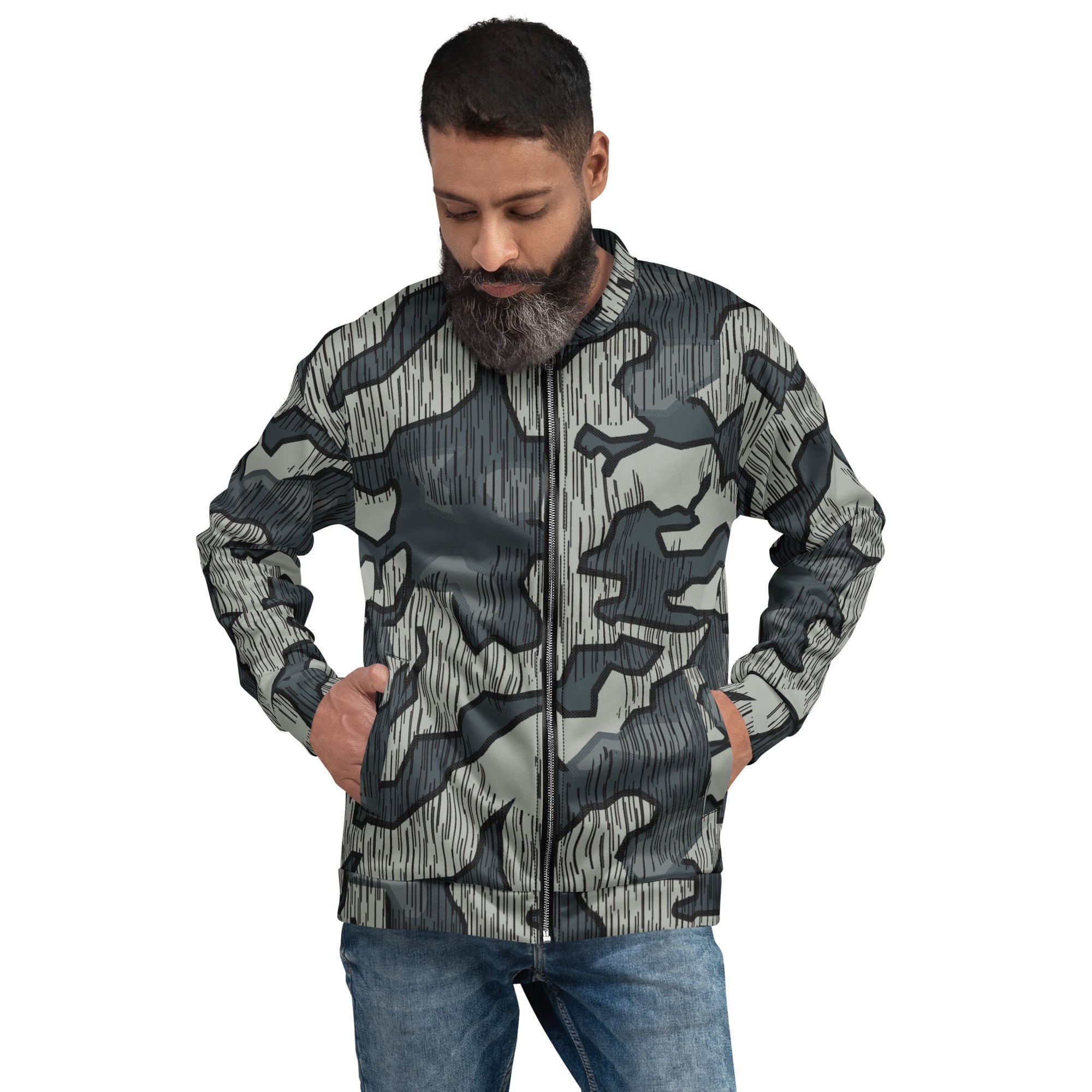 CAMO HQ - German Splittermuster Urban CAMO Unisex Bomber Jacket ...
