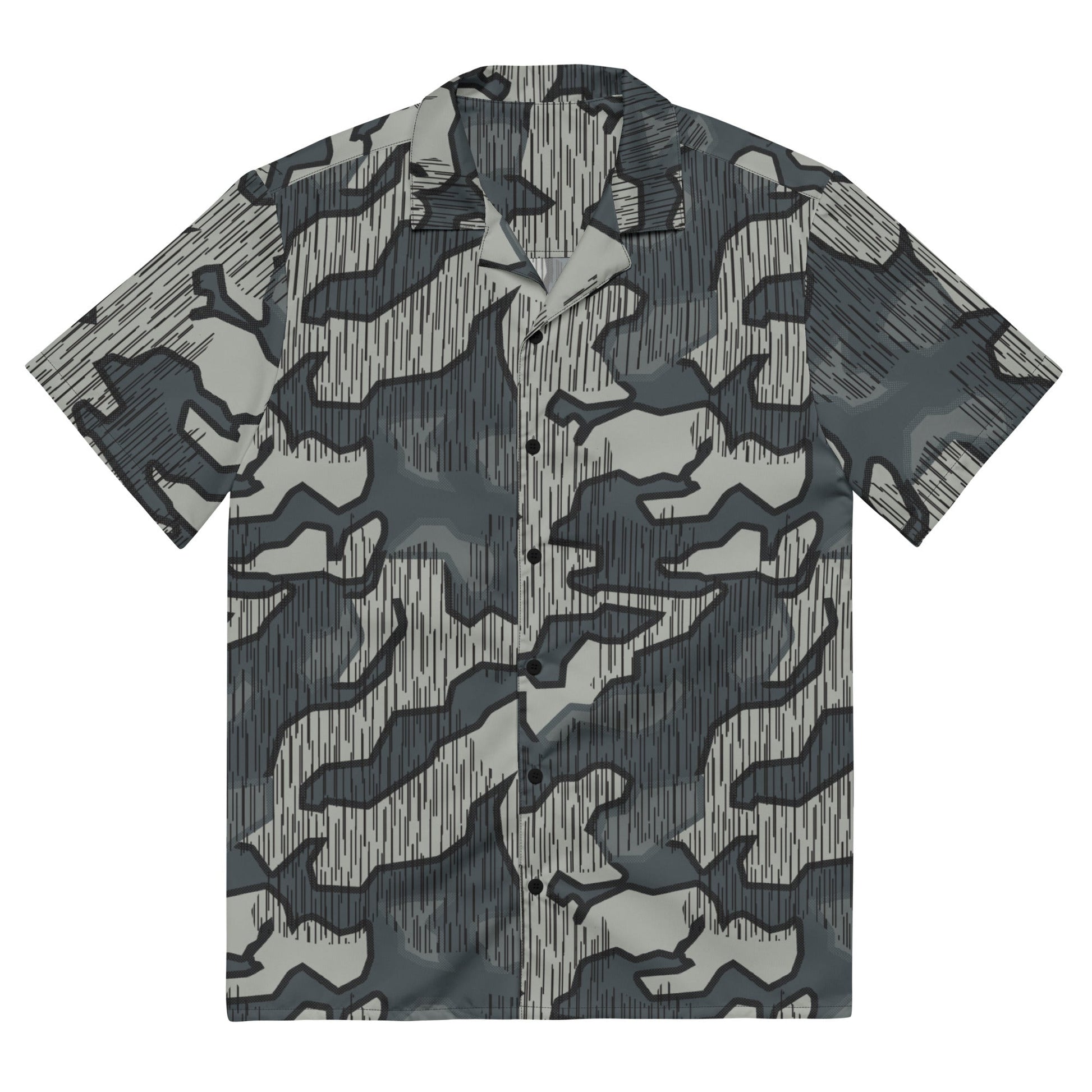 German Splittermuster Urban CAMO Unisex button shirt - 2XS - Button Shirts