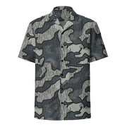Splittermuster Urban CAMO Unisex Short-Sleeve Button Shirt - Button-Up