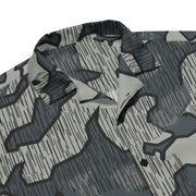 Splittermuster Urban CAMO Unisex Short-Sleeve Button Shirt - Button-Up
