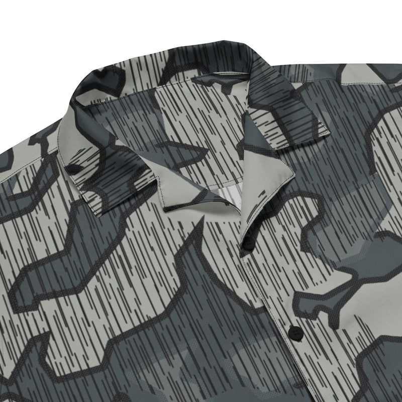 Splittermuster Urban CAMO Unisex Short-Sleeve Button Shirt - Button-Up