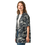 Splittermuster Urban CAMO Unisex Short-Sleeve Button Shirt - Button-Up