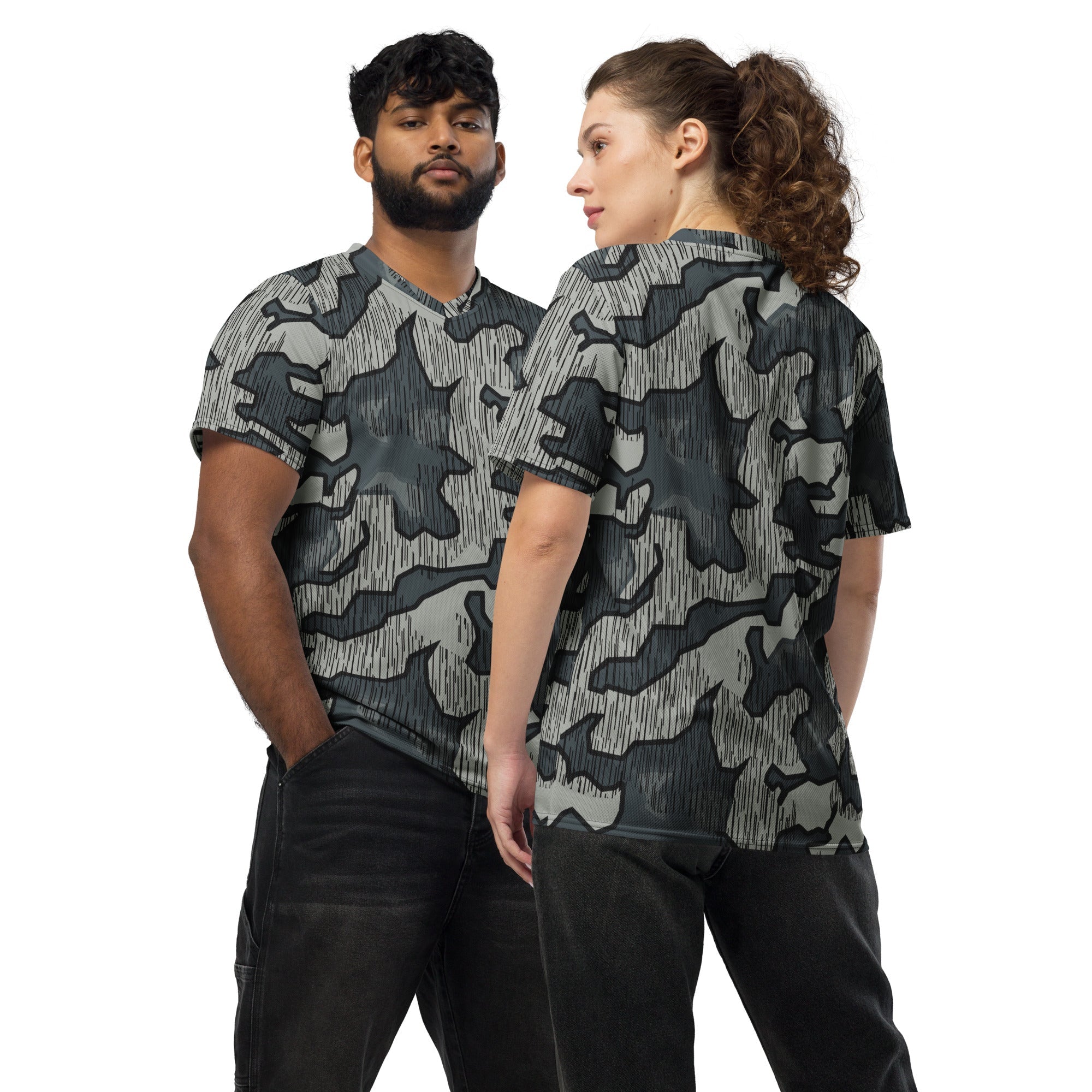 CAMO HQ - German Splittermuster Urban CAMO unisex sports jersey ...