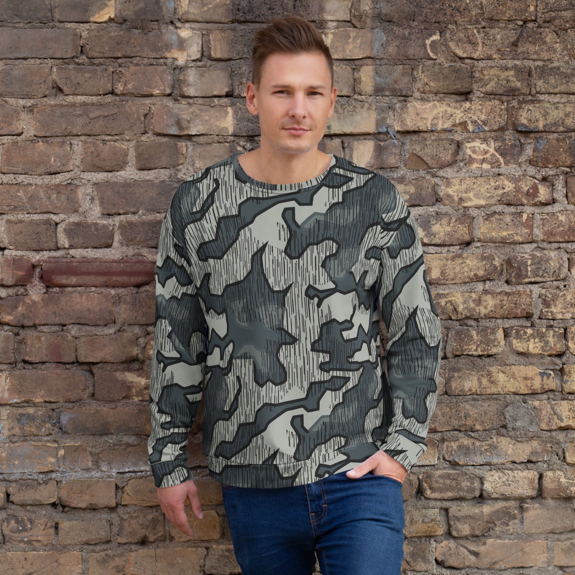 German Splittermuster Urban CAMO Unisex Sweatshirt - 2XS - Sweatshirts