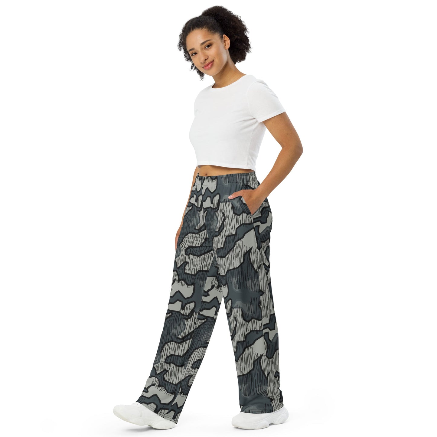 German Splittermuster Urban CAMO unisex wide-leg pants - Wide-leg Pants