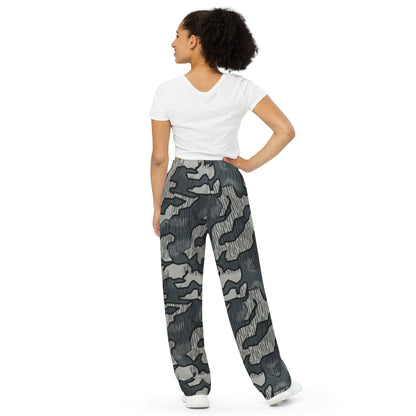 German Splittermuster Urban CAMO unisex wide-leg pants - Wide-leg Pants