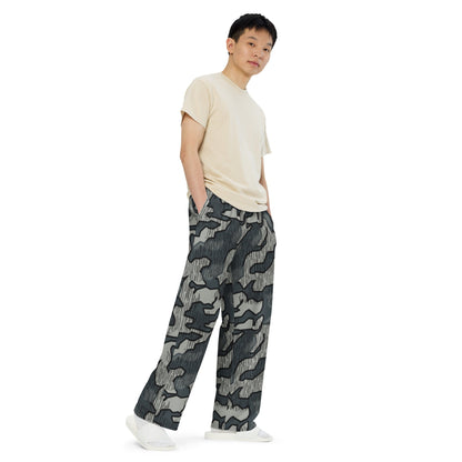German Splittermuster Urban CAMO unisex wide-leg pants - Wide-leg Pants