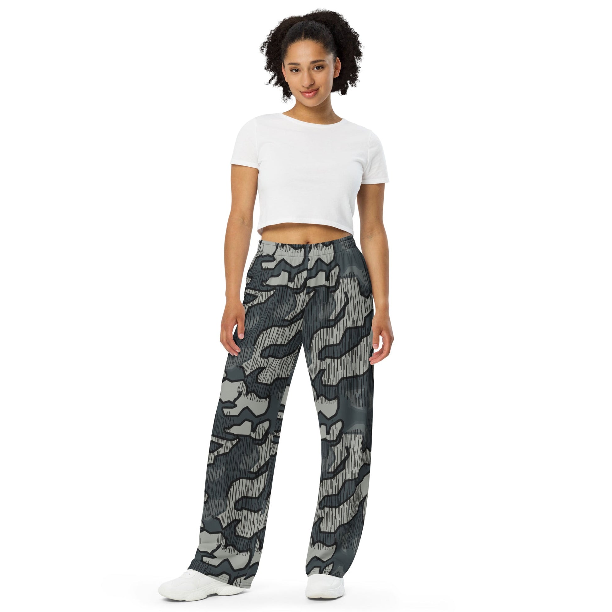 German Splittermuster Urban CAMO unisex wide-leg pants - Wide-leg Pants