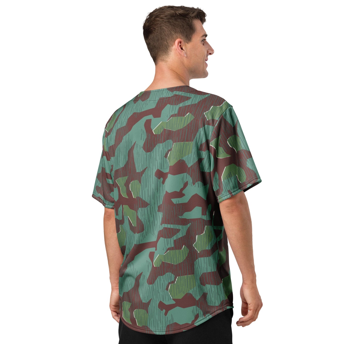 German Splittermuster Wehrmacht 31 Gebirgsjäger CAMO baseball jersey - Baseball Jerseys