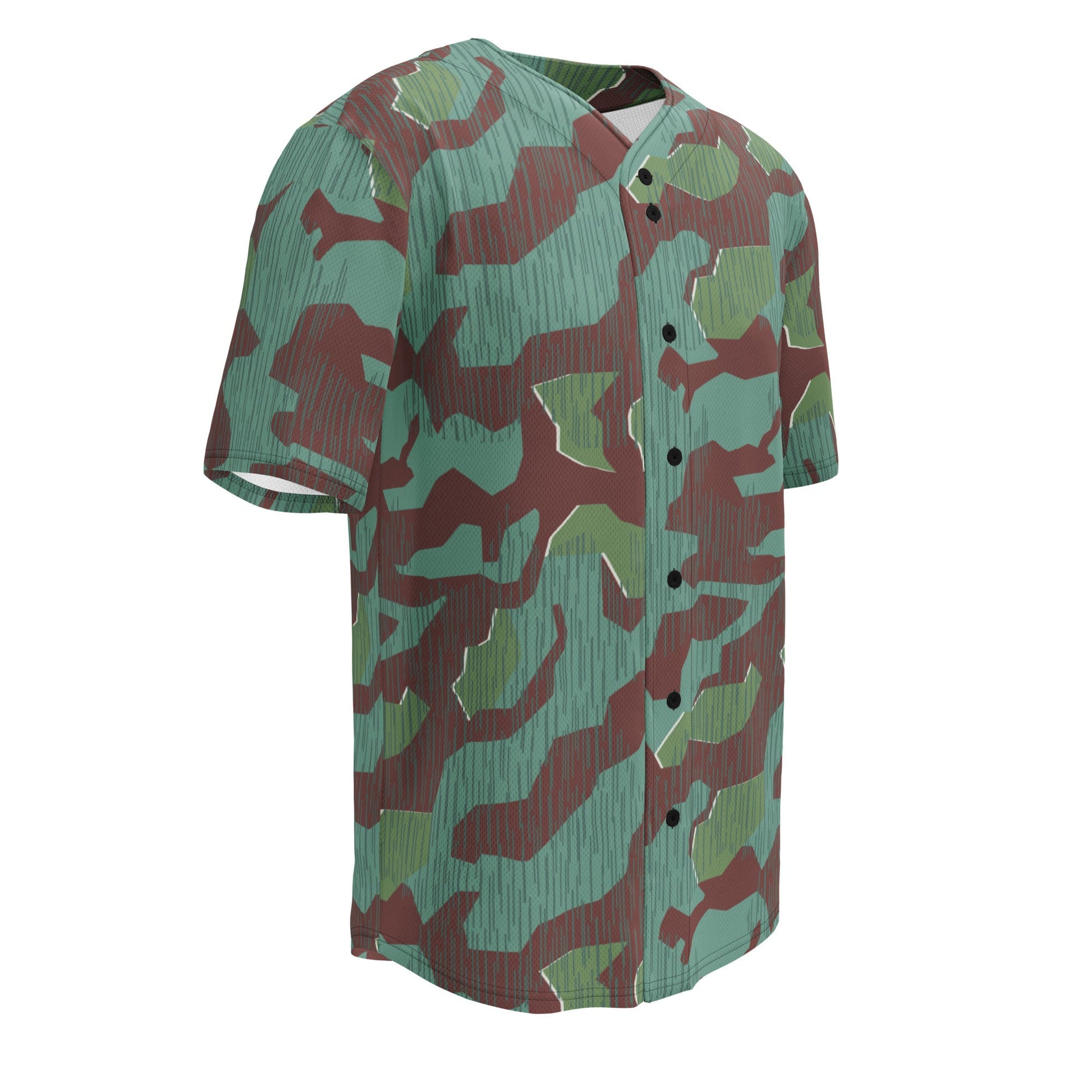 German Splittermuster Wehrmacht 31 Gebirgsjäger CAMO baseball jersey - Baseball Jerseys