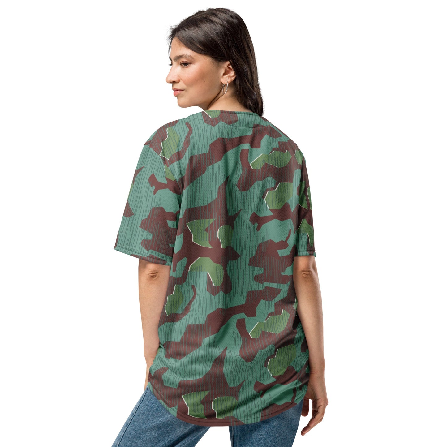 German Splittermuster Wehrmacht 31 Gebirgsjäger CAMO baseball jersey - Baseball Jerseys