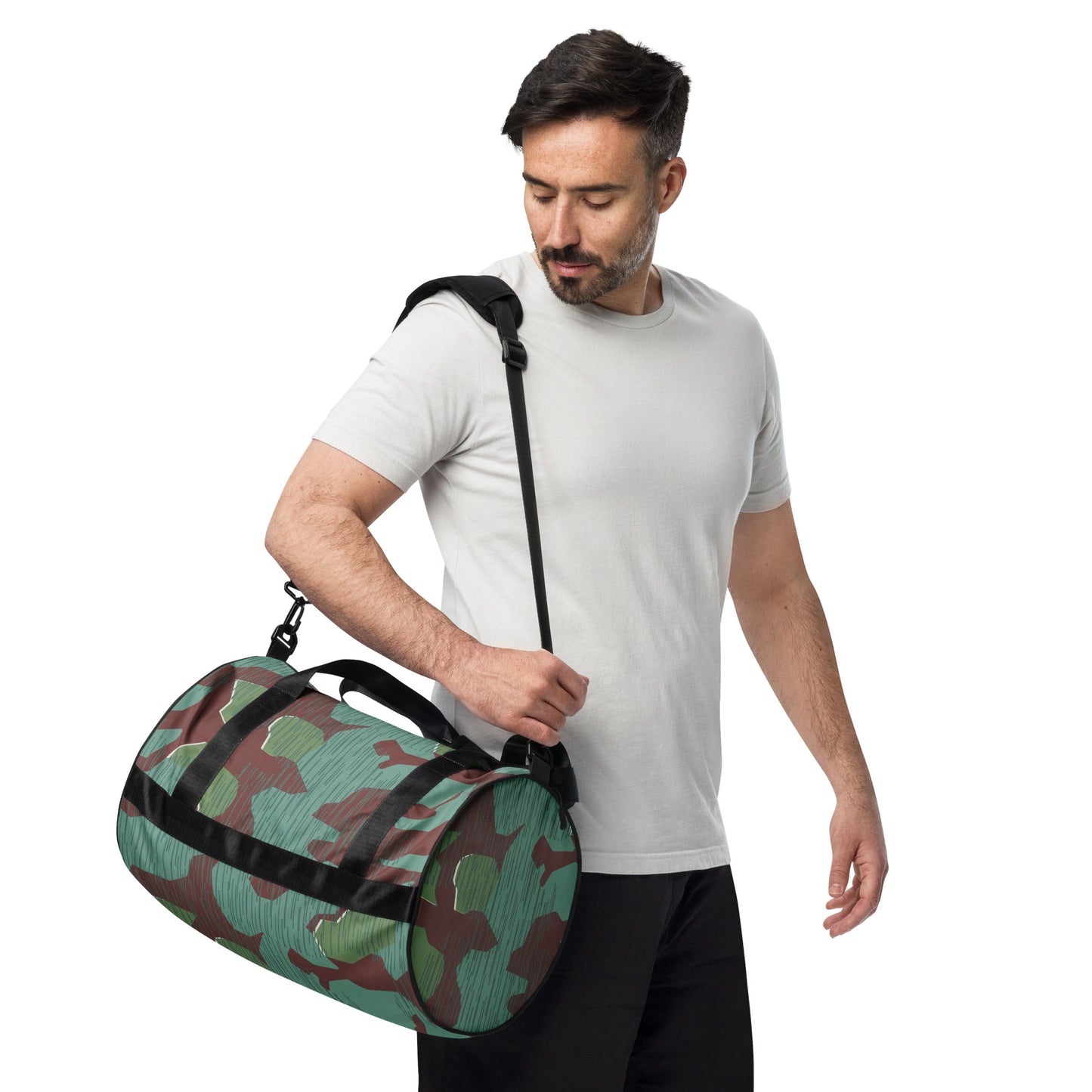 German Splittermuster Wehrmacht 31 Gebirgsjäger CAMO gym bag - Gym Bags