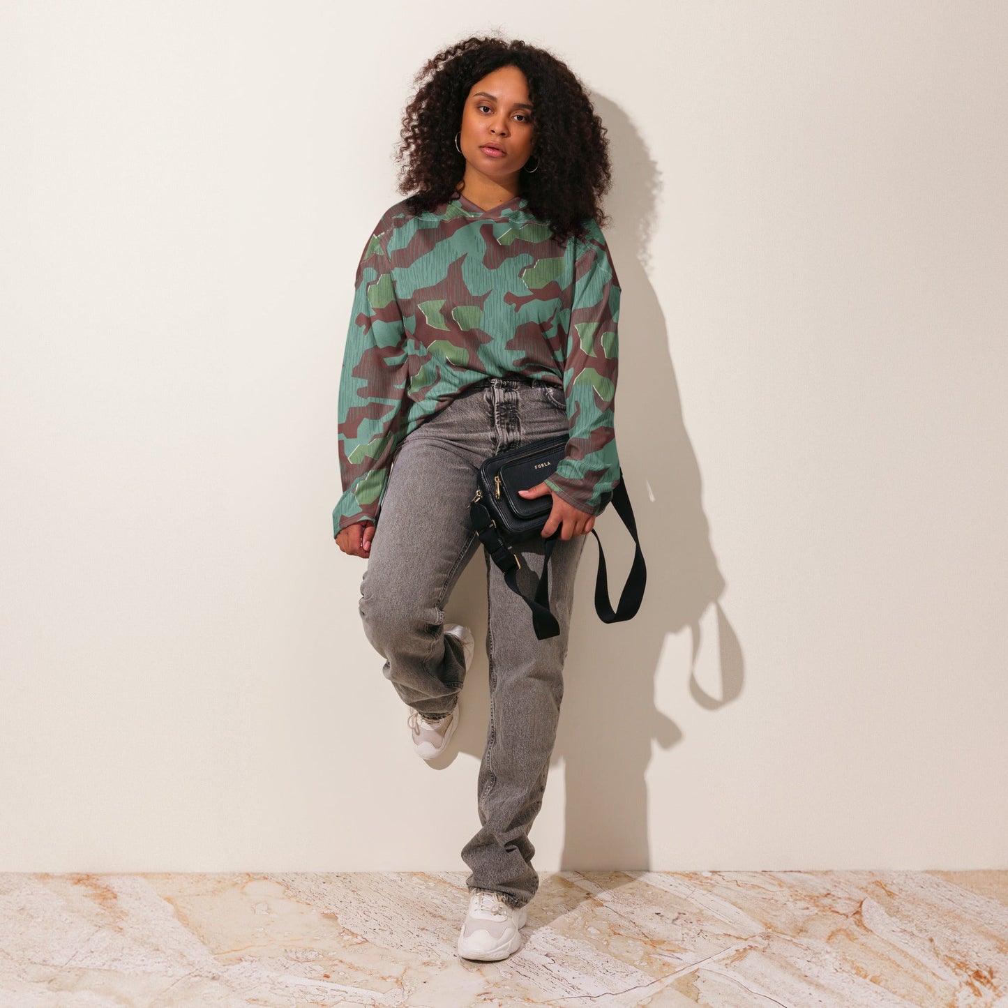 German Splittermuster Wehrmacht 31 Gebirgsjäger CAMO hockey fan jersey - Hockey Jerseys